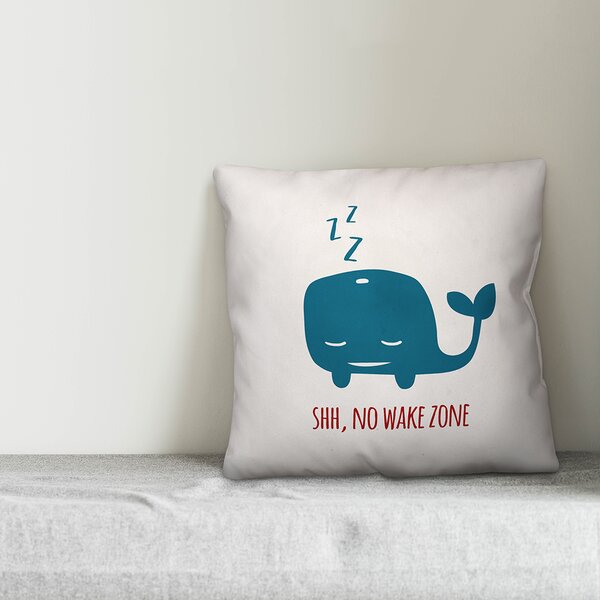 Whale 2024 throw pillow